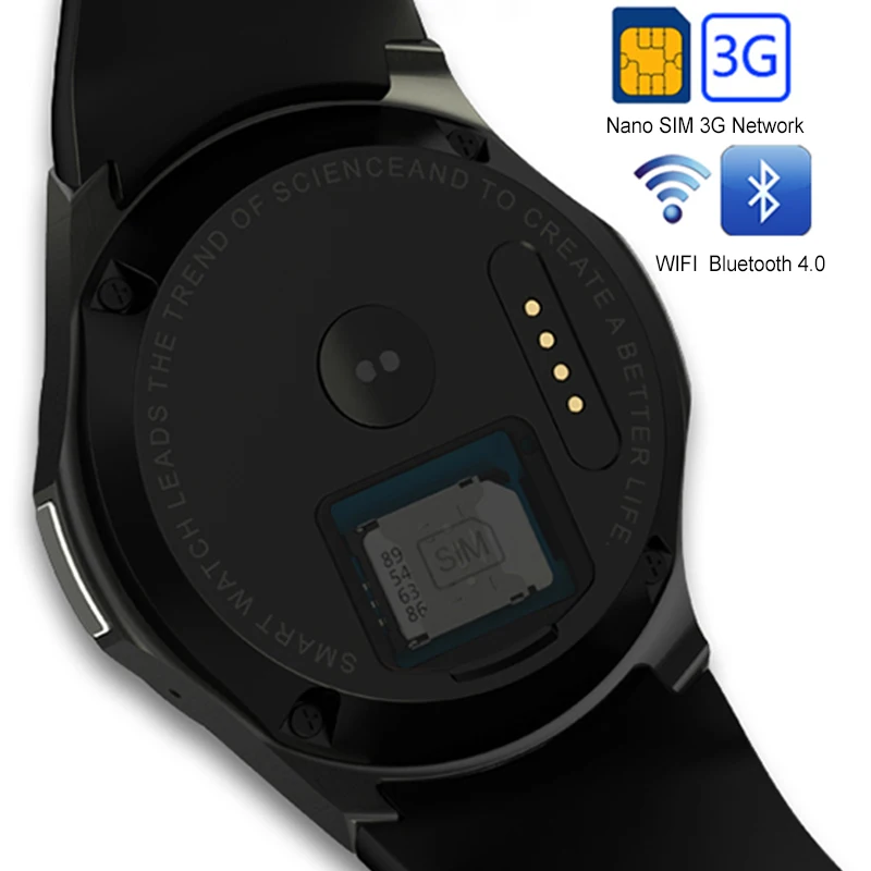 Time owner DM368 Часы Bluetooth Смарт-часы Android 5,1 OS 512 Оперативная память 8G Встроенная память Поддержка сим-карты Google Play/карта сердце браслет для занятий спортом