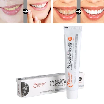 

50g Teeth Whitening Toothpaste Bamboo Charcoal Kids Adult Black Toothpaste Teeth Whitening Cleaning Hygiene Oral Care WD