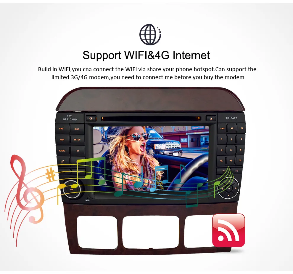 Discount 7" Android 9.0 Car DVD Player GPS Navigation For Benz SCL Class S320 S350 W220 W215 CL600 1998-2005 Audio Video Radio Multimedia 5 Discount 7" Android 9.0 Car DVD Player GPS Navigation For Benz SCL Class S320 S350 W220 W215 CL600 1998-2005 Audio Video Radio Multimedia 5