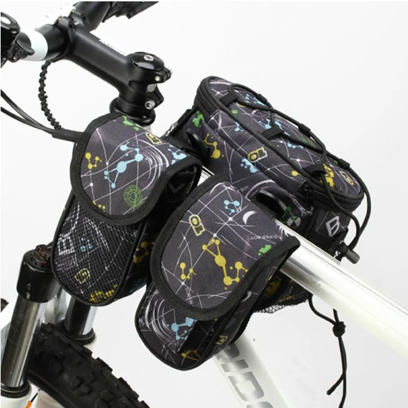 Perfect 4-in-1 Bike Bag Double Saddle Shape Reflective Front Frame Tube Phone Camera Case Messenger Bags Outdoor Cycling Accessories 9 Perfect 4-in-1 Bike Bag Double Saddle Shape Reflective Front Frame Tube Phone Camera Case Messenger Bags Outdoor Cycling Accessories 9