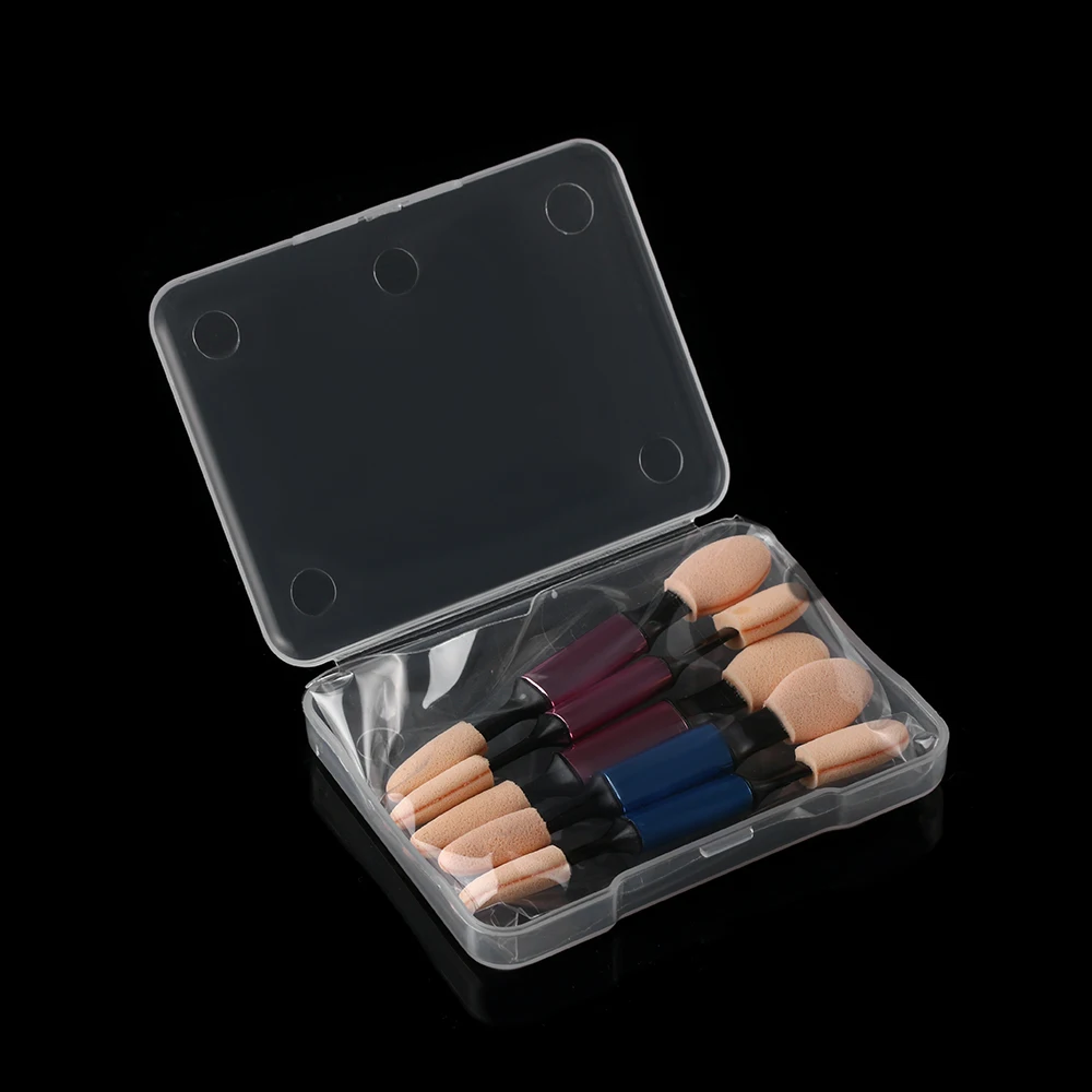 

7Pcs/Box Pro Double-head Sponge Stick Eyeshadow Applicator Double-head Eye Shadow Brushes Beauty Makeup Tools
