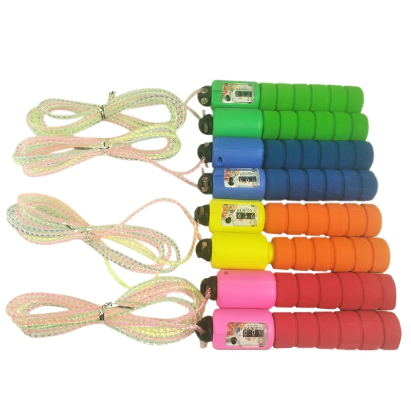 

3 Meters Jump Ropes with Counter Sports Fitness Adjustable Fast Speed Counting Jump Skip Rope Skipping Wire