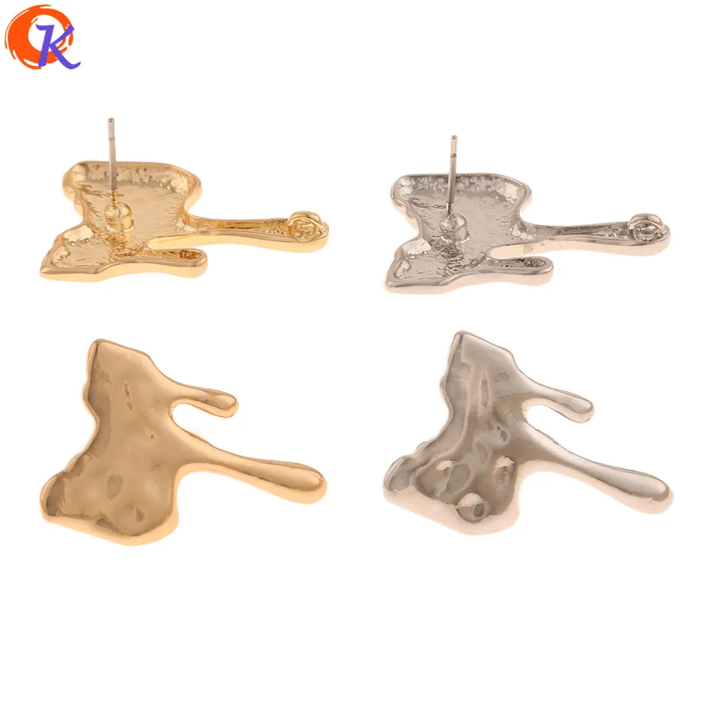 

Cordial Design 50Pcs 19*27MM Jewelry Accessories/Hand Made/Earrings Stud/Irregular Shape/DIY Making/Jewelry Findings Component