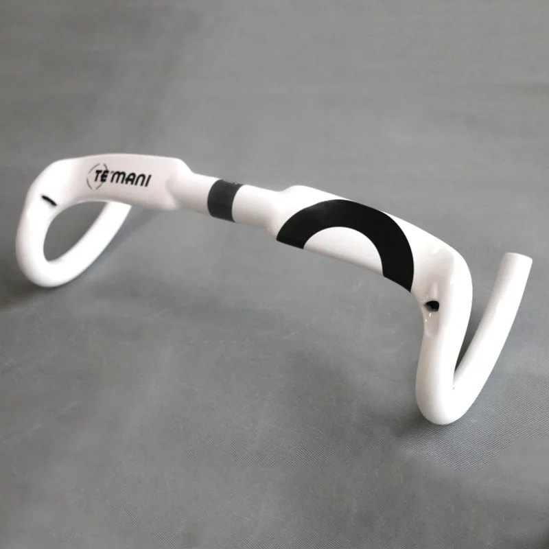 

Multicolor Full Carbon Fibre Road Handlebar Road Bike Bent Bar Broken Wind Internal Cable Routing Handlebar 31.8*400/420/440mm