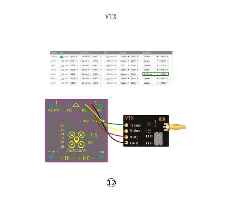 INAV FLIGHT F4 FC Контроллер полета MCU STM MPU-9250 OSD Buit-in BEC w/Buzzer для фиксированного крыла радиоуправляемая модель самолета DIY часть