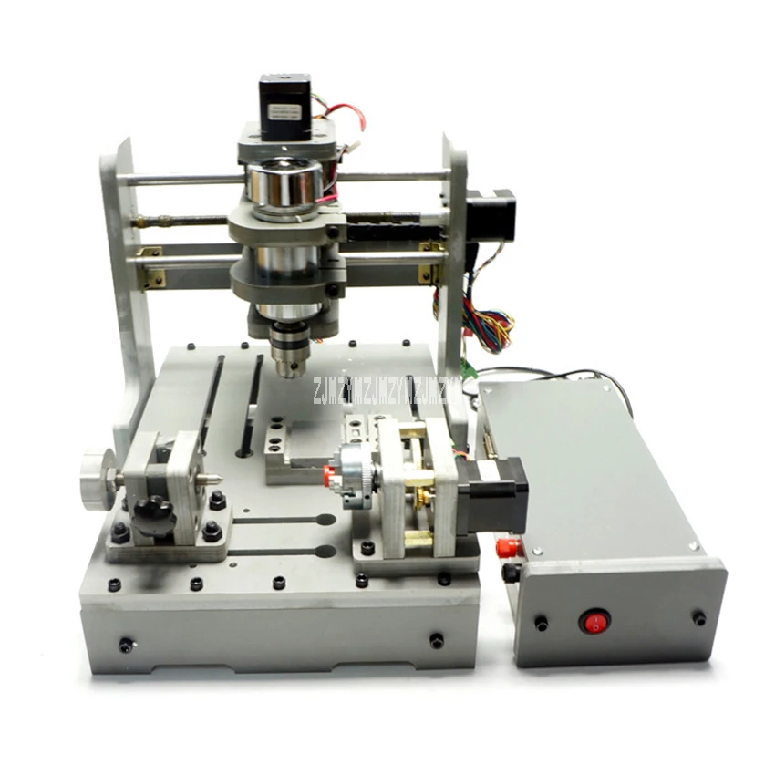 

DIY Desktop Engraving Machine Parallel Port 4 Axis Engraver Machine Mini CNC Milling Engraving Machine 110V/220V 300W 2500mm/min