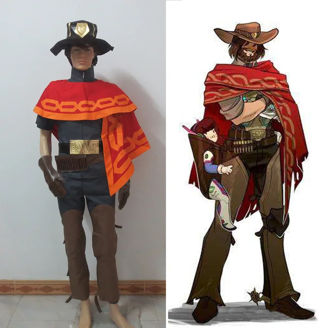 ow jesse mccree cosplay costume clothing game superhero suit adult men halloween christmas costume cosplay unisex - Christmas Costume ow jesse mccree cosplay costume clothing game superhero suit adult men halloween christmas costume cosplay unisex - Christmas Costume