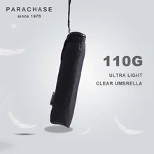 Parachase складной зонтик дождь Для женщин Для мужчин Сверхлегкий Портативный путешествия японские зонтик ветрозащитный 6 K мини-ясно зонтик Paraguas