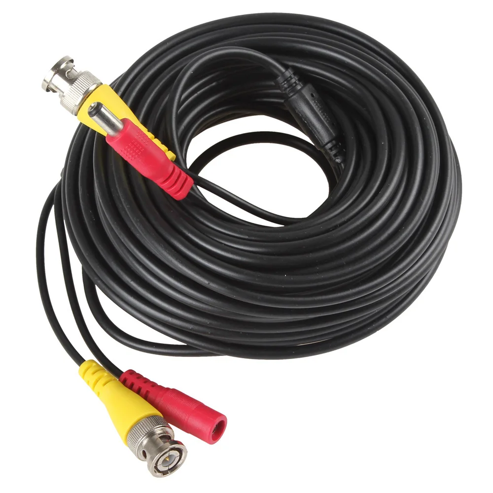  2017 video play and power supply wire BNC and DC 10m CCTV Extension Cable Plug Accessories for Secu - 32814321758