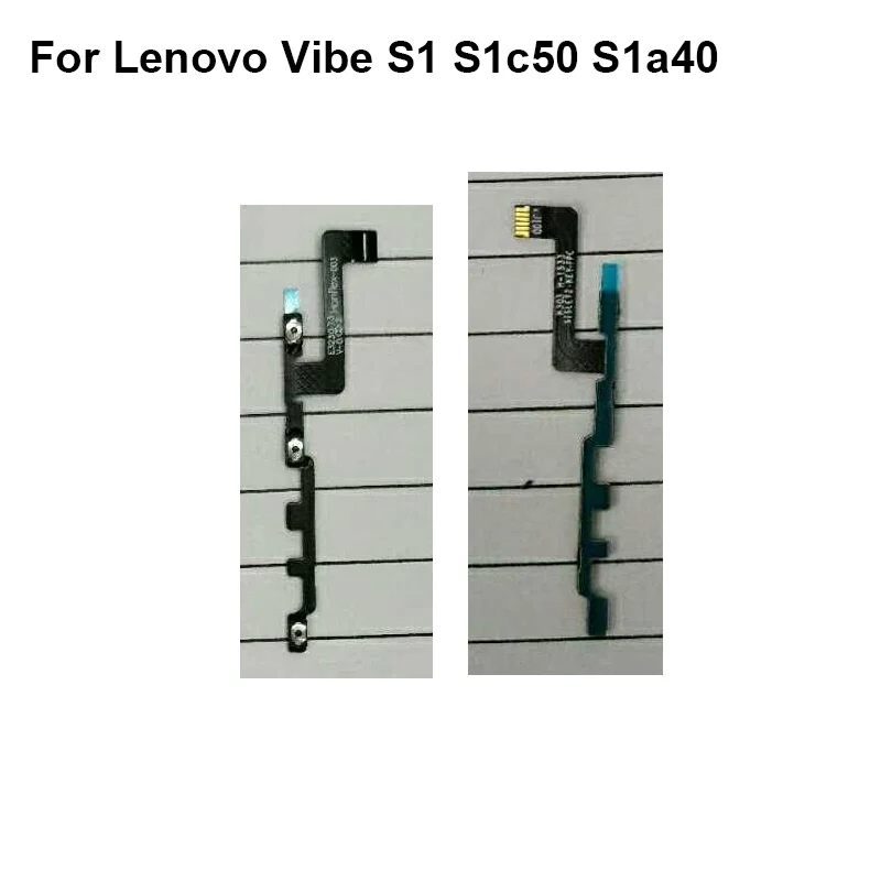 For Lenovo Vibe S1 S1c50 S1a40 S 1 1a40 a50 Power Button Volume Control Key Flex Cable FPC 100% Original | Мобильные телефоны и