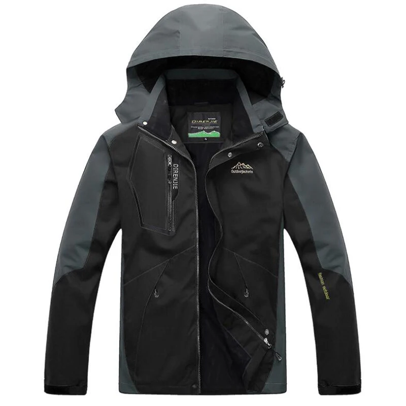 Горячая Распродажа, Мужская армейская ветрозащитная куртка с капюшоном, дышащая мужская куртка и пальто, ветровка, куртка для мужчин размера плюс L-5XL