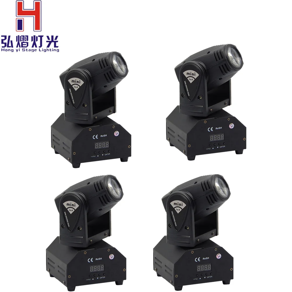 

LED mini moving head beam light 10w rgbw 4in1 color for dj