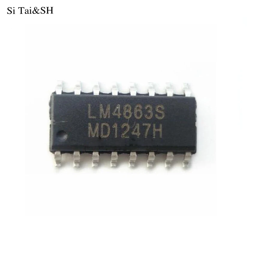 Free shippin 10pcs/lot LM4863S LM4863 audio amplifier IC chip SMD SOP