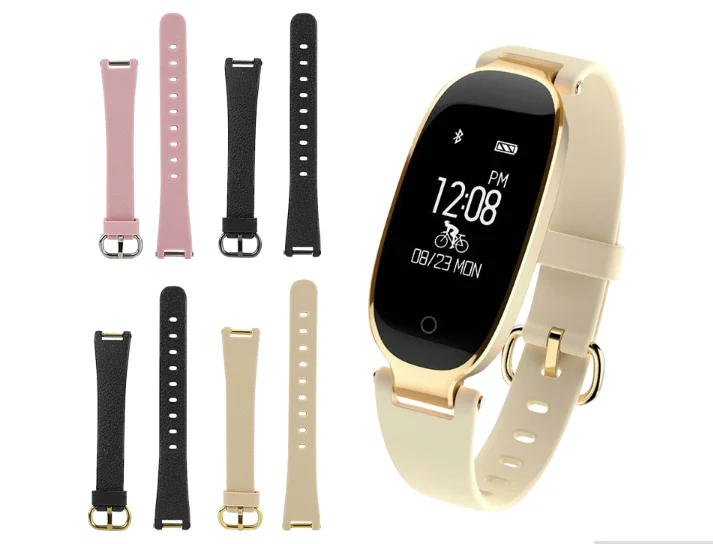 

Hot Sale New Original S3 Smart Watch Strap Four Color Comfortable TPU Material Watchband For Beautiful Ladies