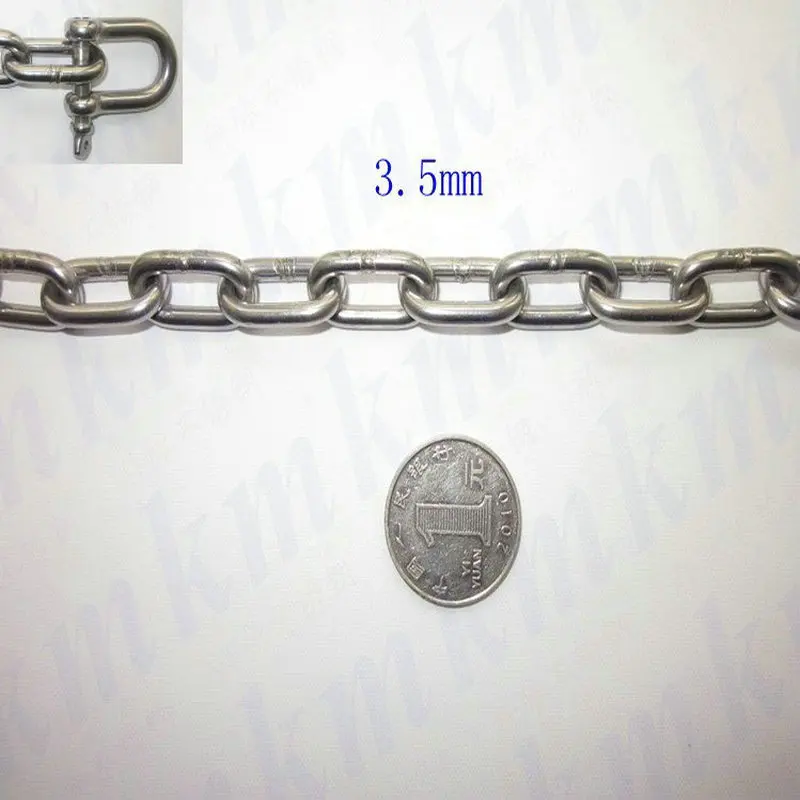 high strength ordinary 304 stainless steel 3.5MM diameter short lifting