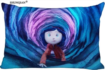 

LUQI Soft Pillow Case Cover 20*30 Inch (Twin sides)Zippered Pillowcase Cartoon Coraline & the Secret Door Gift Design