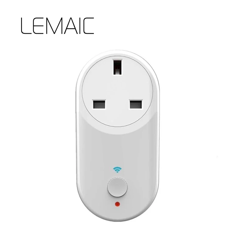 

LEMAIC 2018 UK New WIFI Smart Plug Smart Switch Socket Plug Audio Control Smart Timing Socket Wireless Outlet Voice Intelligent