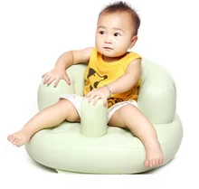 kids inflatable feeding chair baby sitting bean bag sofa seat high quality self inflated beanbag living