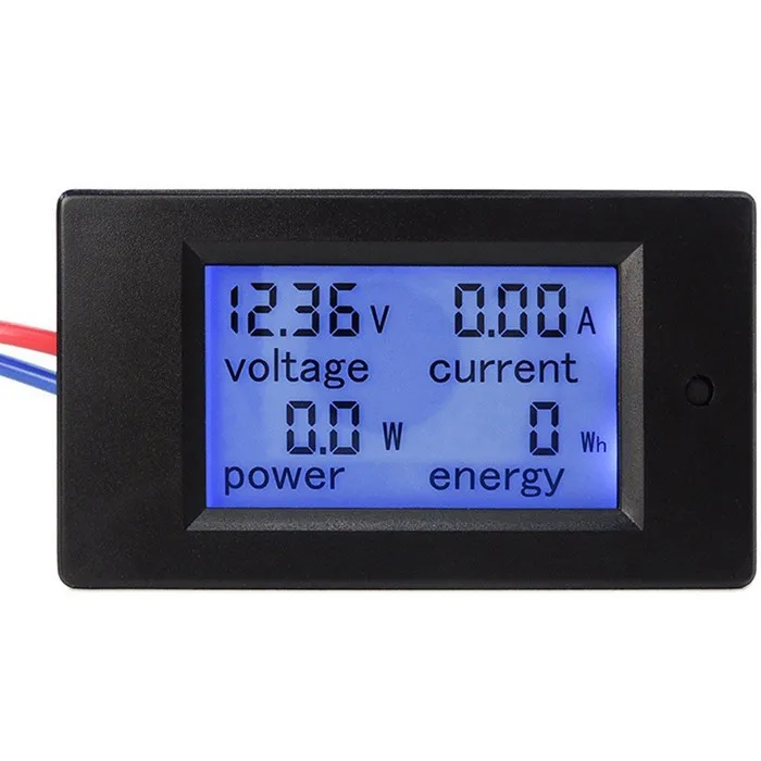 

PZEM-031 DC 6.5-100V 20A 4 in 1 Digital Display LCD Screen Voltage Current Power Energy Meter Digital Panel Meter New