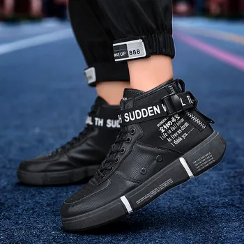 

High quality explosion men's flat bottom low running shoes sports shoes casual lace mesh high canvas shoes