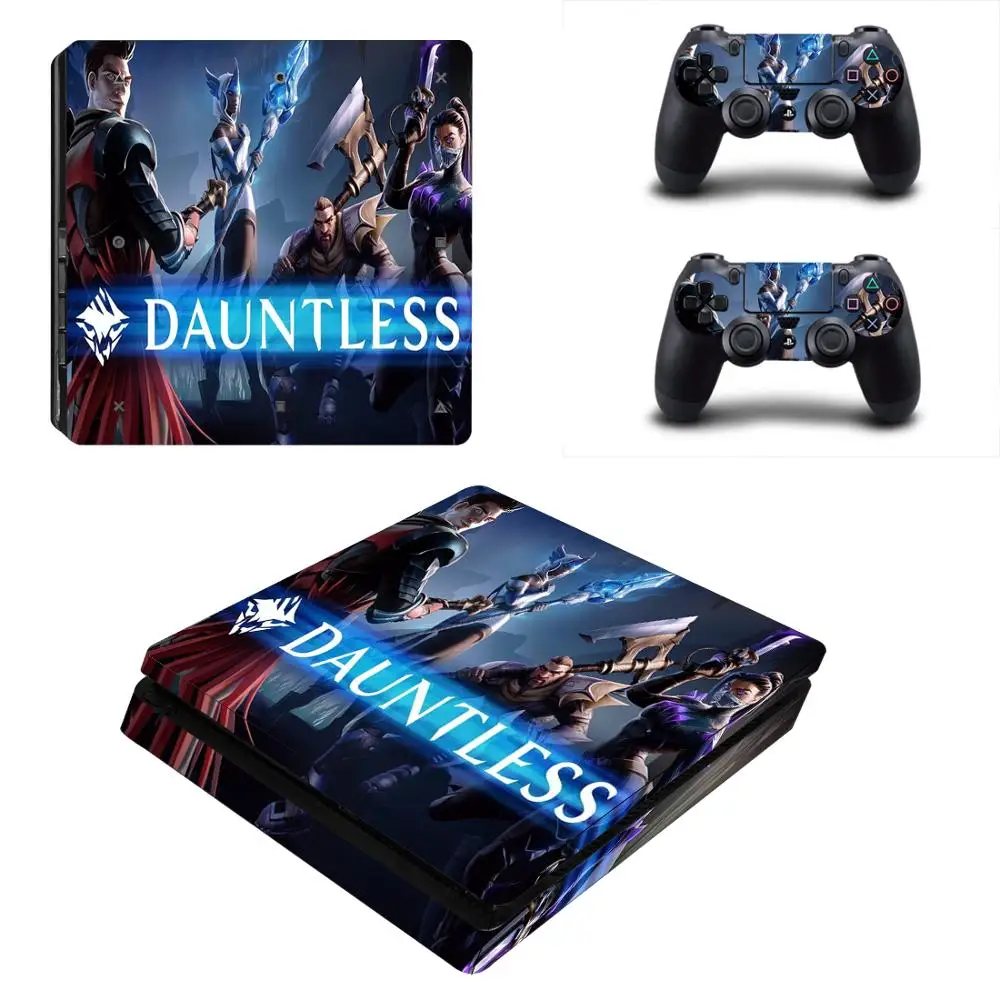 Game Daunless Ps4 Slim Skin Sticker Per Playstation 4 Console E Controller Per Dualshock Ps4 Slim Sticker Decal