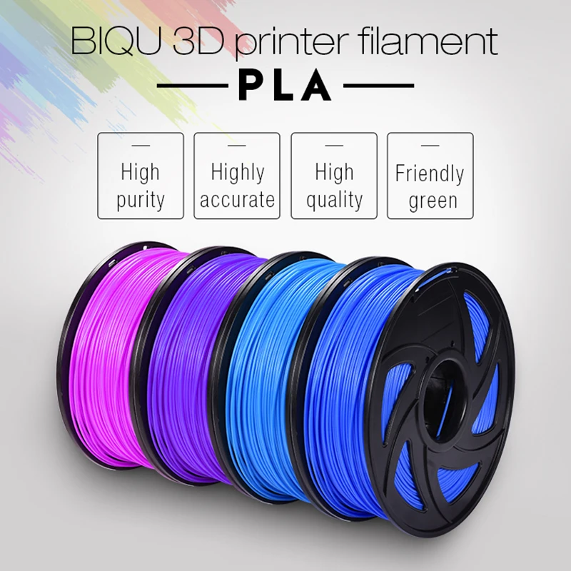 

PLA Filament 1.75mm 1KG PLA Plastic Rubber Consumables Material for RepRap suitable Titan extruder 3D Printer parts