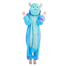 Мода для взрослых; зимние Для женщин пижамы для девочек крупного рогатого скота животных, пижамы, одежда для дома, Фланелевая Пижама мультяшный косплейный Костюм Пижама женская Комбинезоны