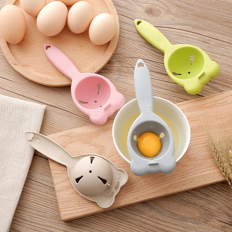 

New wheat straw egg white separator, egg yolk liquid filter kitchen accessories egg white filter