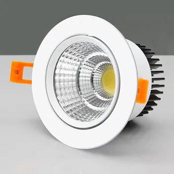 

Dimmable Led downlight light COB Ceiling Spot Light 3W/5W/7W/9W/12W/15W 85-265V ceiling recessed Lights Indoor Lighting