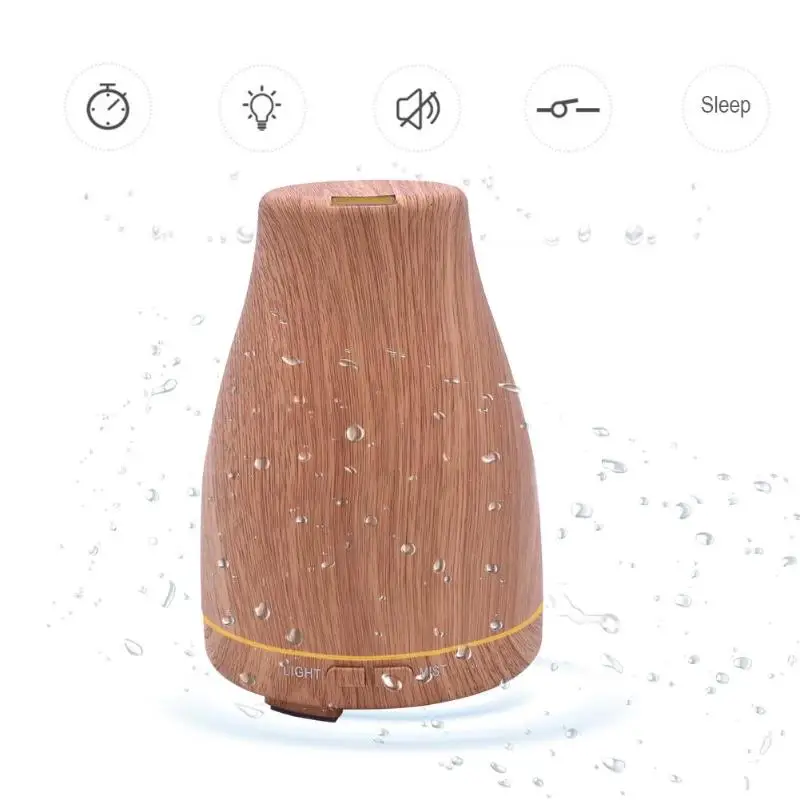 

Alloet Wooden Ultrasonic Air Humidifier Essential Oil Diffuser Air Humidifier Aromatherapy Frogger Mist Aroma for Home Use
