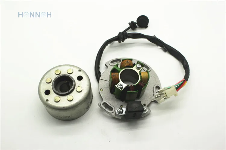 8 Катушек статор с магнитным ротором подходит для двигателя livan 150CC 140cc|magneto stator|8 coil
