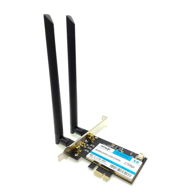 Беспроводной-AC 9260 AC для Intel 9260ac 9260NGW 1730 Мбит/с PCI-e PCIE 1X WiFi адаптер MU-MIMO Bluetooth 5,0 WLAN сетевая карта