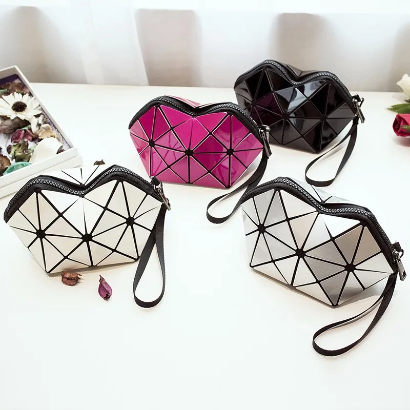 New font b Design b font PU Leather Diamond Plaid font b Handbag b font Geometric