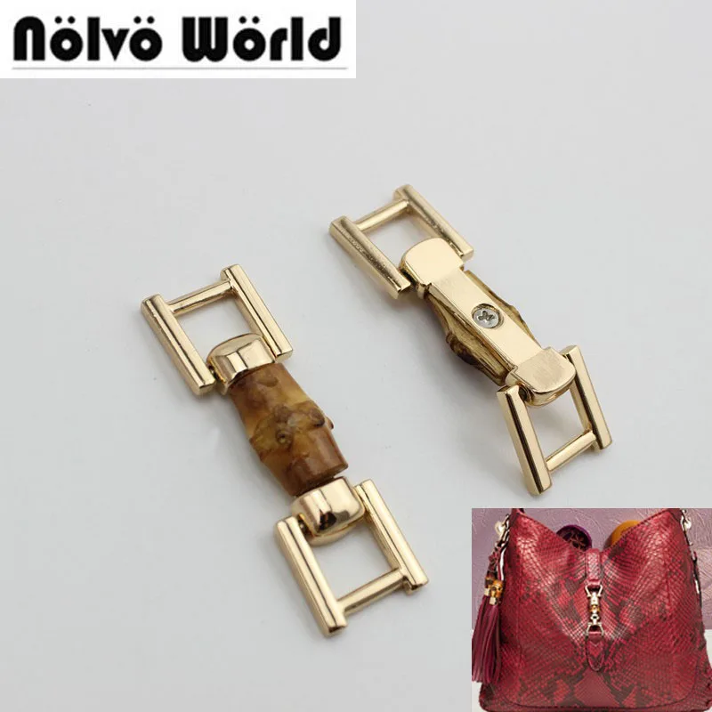 30pcs 55mm Fashion Bamboo fringed Hanger Connector for Fashion Bags