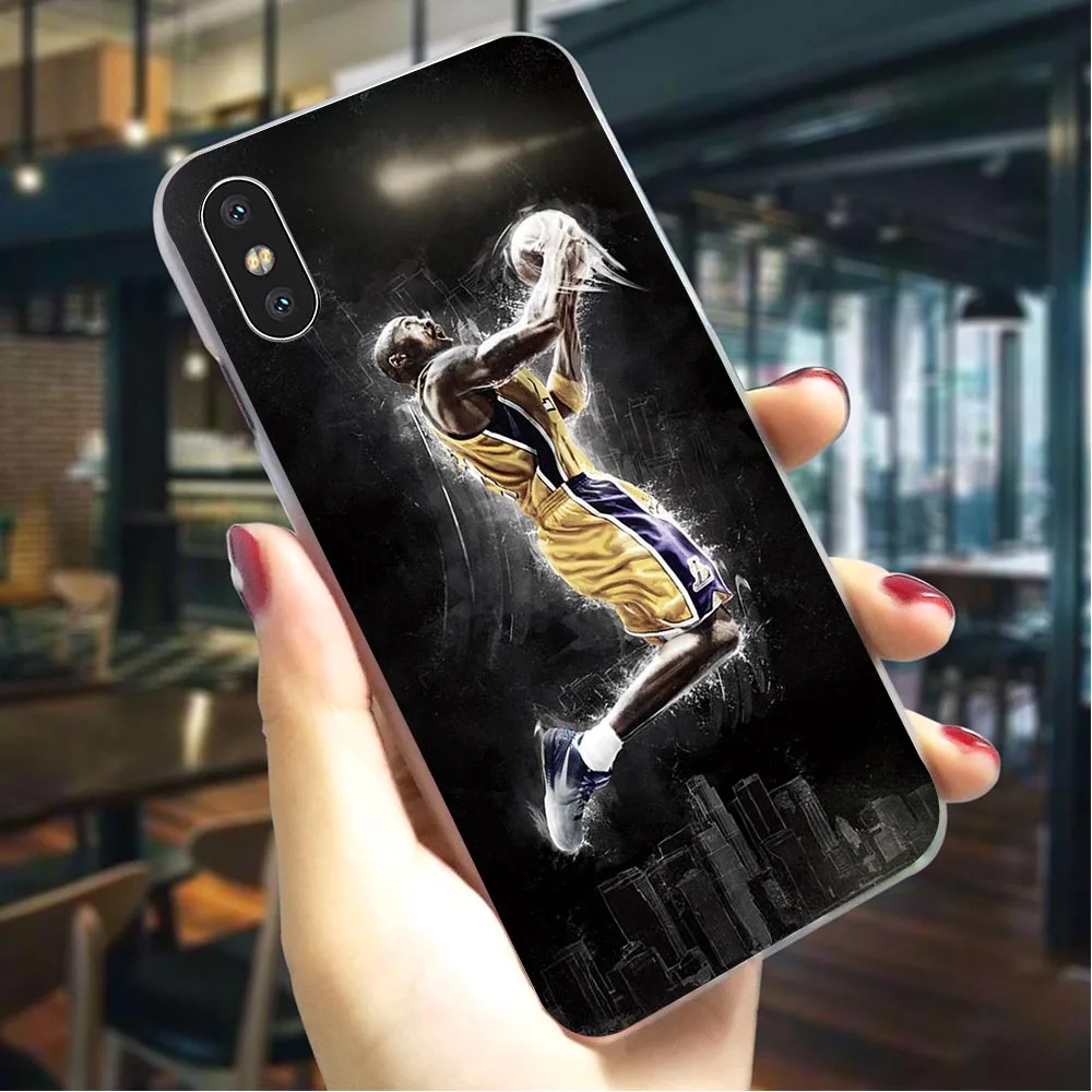

Dear Basketball Kobe Bryant Phone Case For iPhone X Cover 5 5S SE 6 6S/6 6S Plus 7 8/7 8 Plus XS XR Xs Max Hard Shell Slim