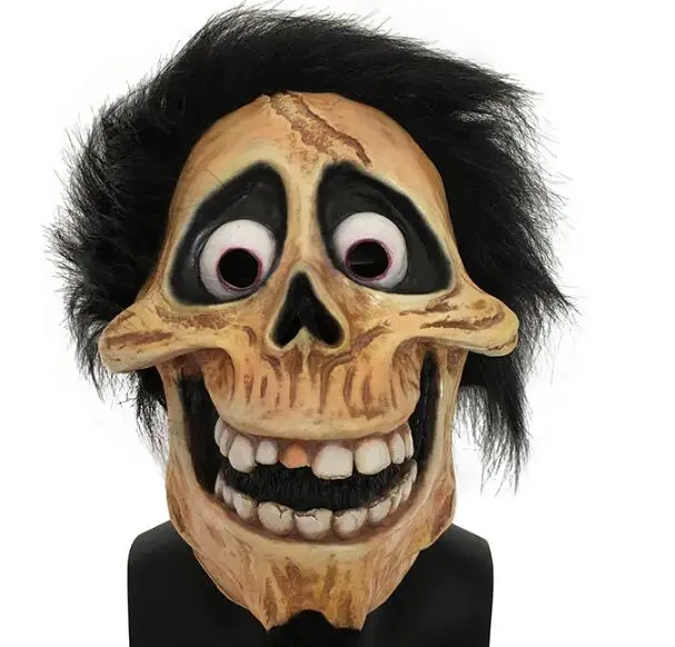 

Funny Skull Hector Rivera Cosplay Mask Movie CoCo Migul Grandpa Latex Party Masks Costumes Props For Adults