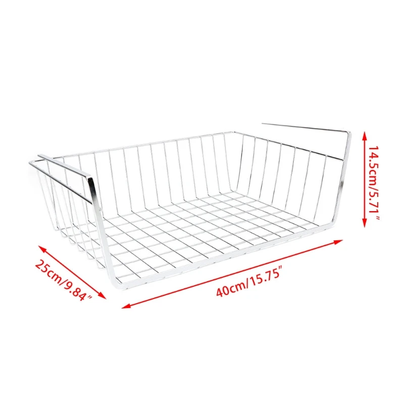 Прочный Площади Кухня под полкой корзина для белья полки Корзина Для Полотенец чаша подвесной поднос держатель сетки сушилка для посуды
