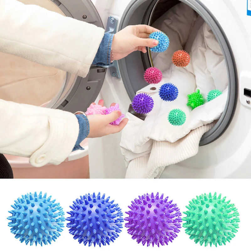 

Reusable Dryer Balls PVC Laundry Washing Drying Fabric Softener Ball Dry Laundry Products Accessories Washing Ball Clean Tools