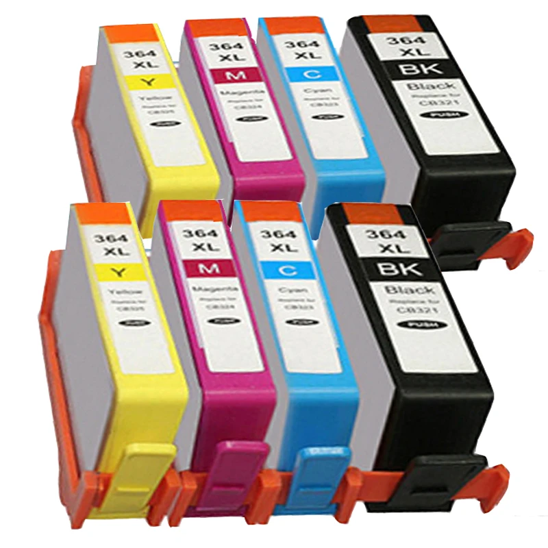 8 x Compatible HP364 cartucho de tinta para HP Officejet 4610, Officejet 4620, Officejet 4622 All in One Printer|ink for canon|ink cartridge t0711cartridge hp ink - AliExpress