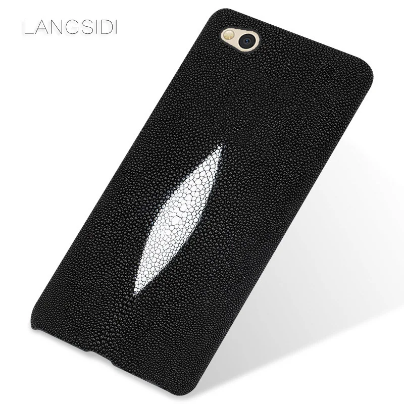 

LANGSIDI brand phone case pearl fish half a pack of mobile phone case For Xiaomi Mi 5c phone case full manual custom processing