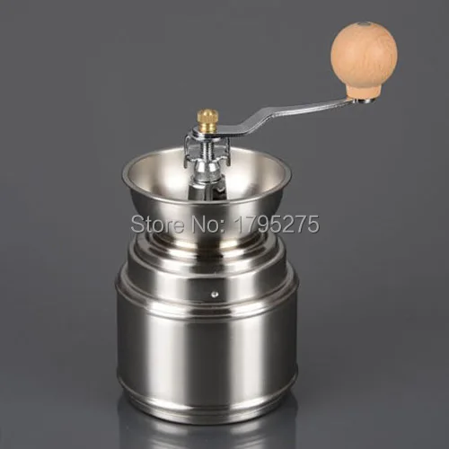 Удобный ручной работы Spice Кофе Bean мельница для перца Нержавеющая сталь мясорубку с Керамика Core Кофе чайник(105