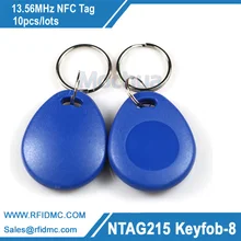 13,56 МГц NFC Брелок Ntag215 брелок NFC тег NFC Forum type2 тег