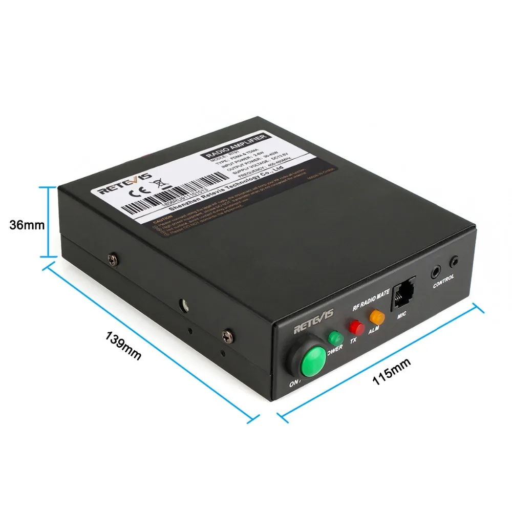 Retevis RT91 Ham радио усилитель VHF или UHF мощности для DMR RT3S/HD1 цифровой/аналоговый