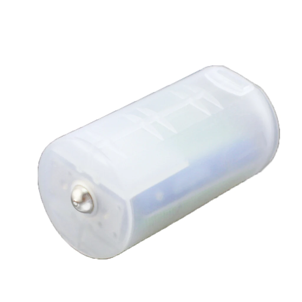 AA Size Battery to D Size Battery Cell Battery Adaptor Holder Case Converter D-Adapter Convenient & Functional Large Strength