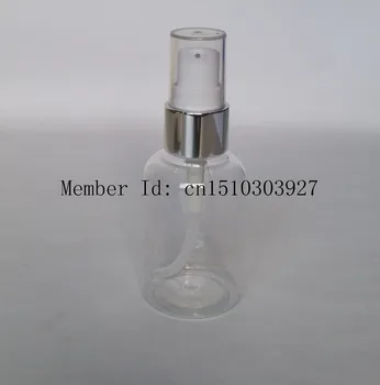 

50ML Anodized aluminum pet plastic bottle,empty refillable bottle, lotion pump emulsion bottle