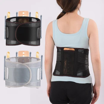 

Adult Waist Support Belt Lumbar Lower Waist Double Adjust Back Pain Relief Back Support Brace Sport Accessories New
