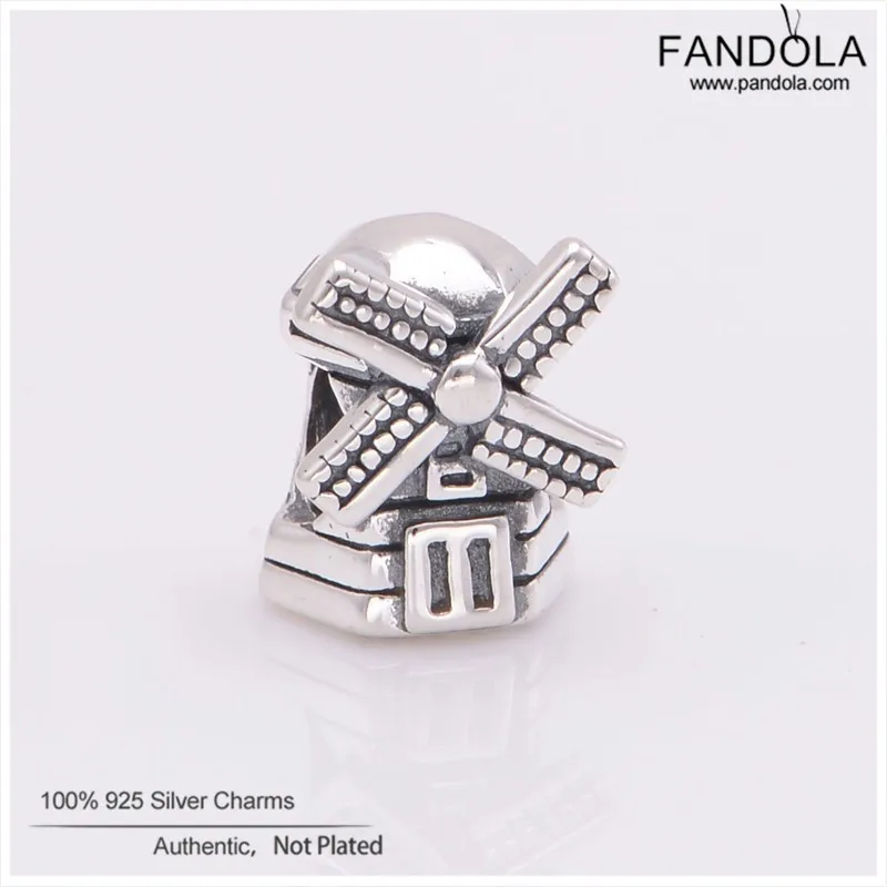 

Authentic 925 Sterling Silver Windmill Charm Beads for Jewelry Making Fits Original Charms Bracelets DIY Jewelry