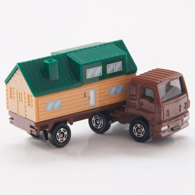 Takara Tomy Tomica 1/64 ISUZU GIGA прицеп Дом металлический литой автомобиль игрушечный автомобиль № 89