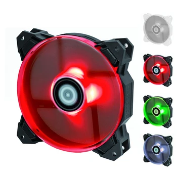 

Slim Universal CPU Cooler LED 120mm Temperature Controlled Water Cooled Chassis Fan Heatsink Radiator