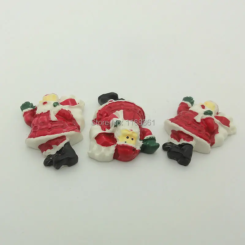 1pcs/lot resin flat back carry bag Christmas father 27mm Cabochons Hair Bow Center DIY Christmas decration C111-6